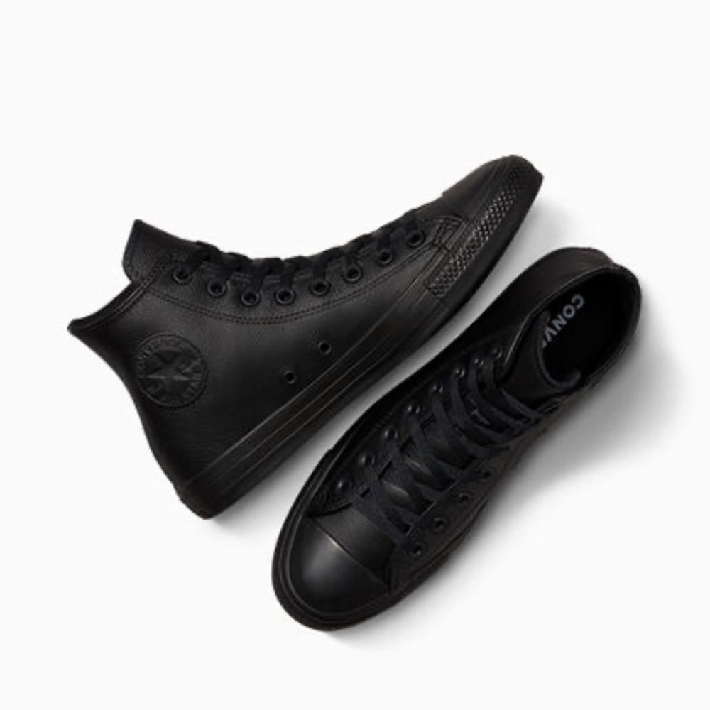 Converse Black High-Top Sneakers with Minimalist Design